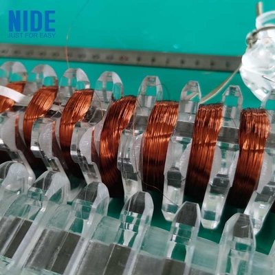 Máy cuộn dây NIDE Stator Máy cuộn dây đồng hoàn toàn tự động cho nhiều dây