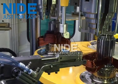 Bốn trạm làm việc cuộn dây stator tự động và máy chèn cuộn dây