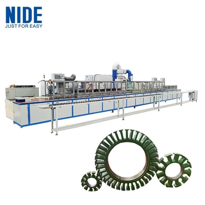 Đường phủ bột điện tĩnh tự động cho cách nhiệt lõi stator động cơ không chải