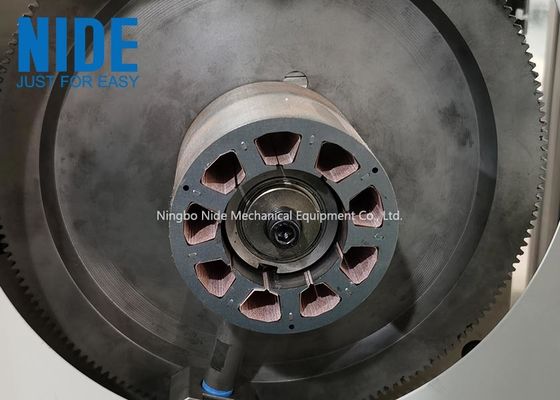 Máy chèn khe giấy Stator động cơ điện nằm ngang