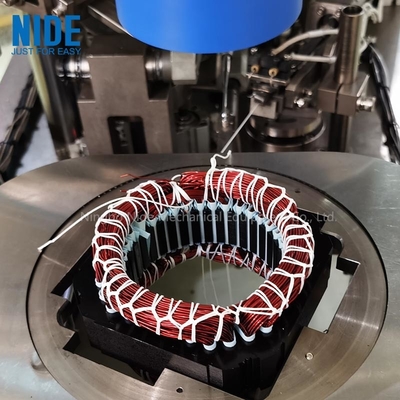 Máy viền cuộn dây hai đầu cho Stator động cơ ô tô