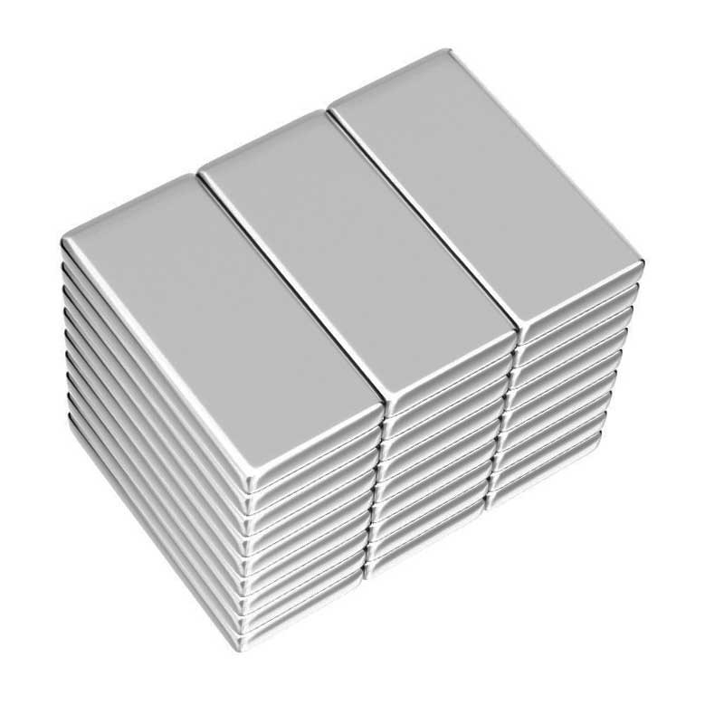 Nam châm thanh Neodymium mạnh Nam châm Neodymium kim loại đất hiếm 60 X 10 X 3 Mm