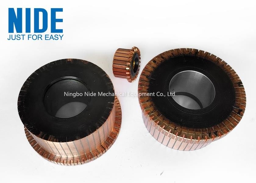 Phân đoạn 48p Bộ thu động cơ Dc Rãnh công nghiệp Phụ tùng động cơ điện